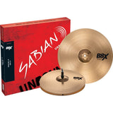 Sabian B8X First Pack w/ 14" Hi Hat Cymbals, 16" Crash