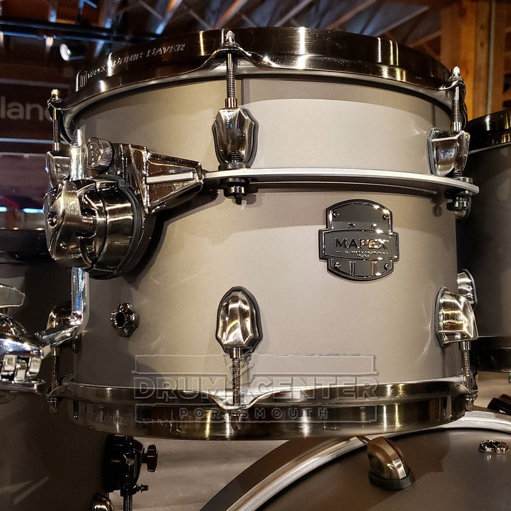 Mapex Saturn Evolution Workhorse 5 Pc Birch Drum Set Without Snare - 22/10/12/14/16 - Gun Metal Grey