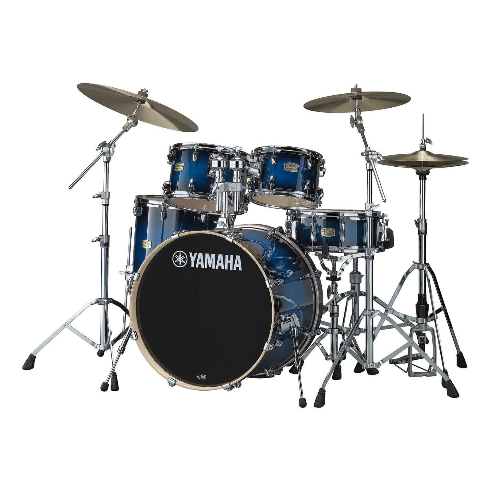 Yamaha Stage Custom Birch 5pc Drum Set w/22BD & 780 Hardware - Deep Blue Sunburst