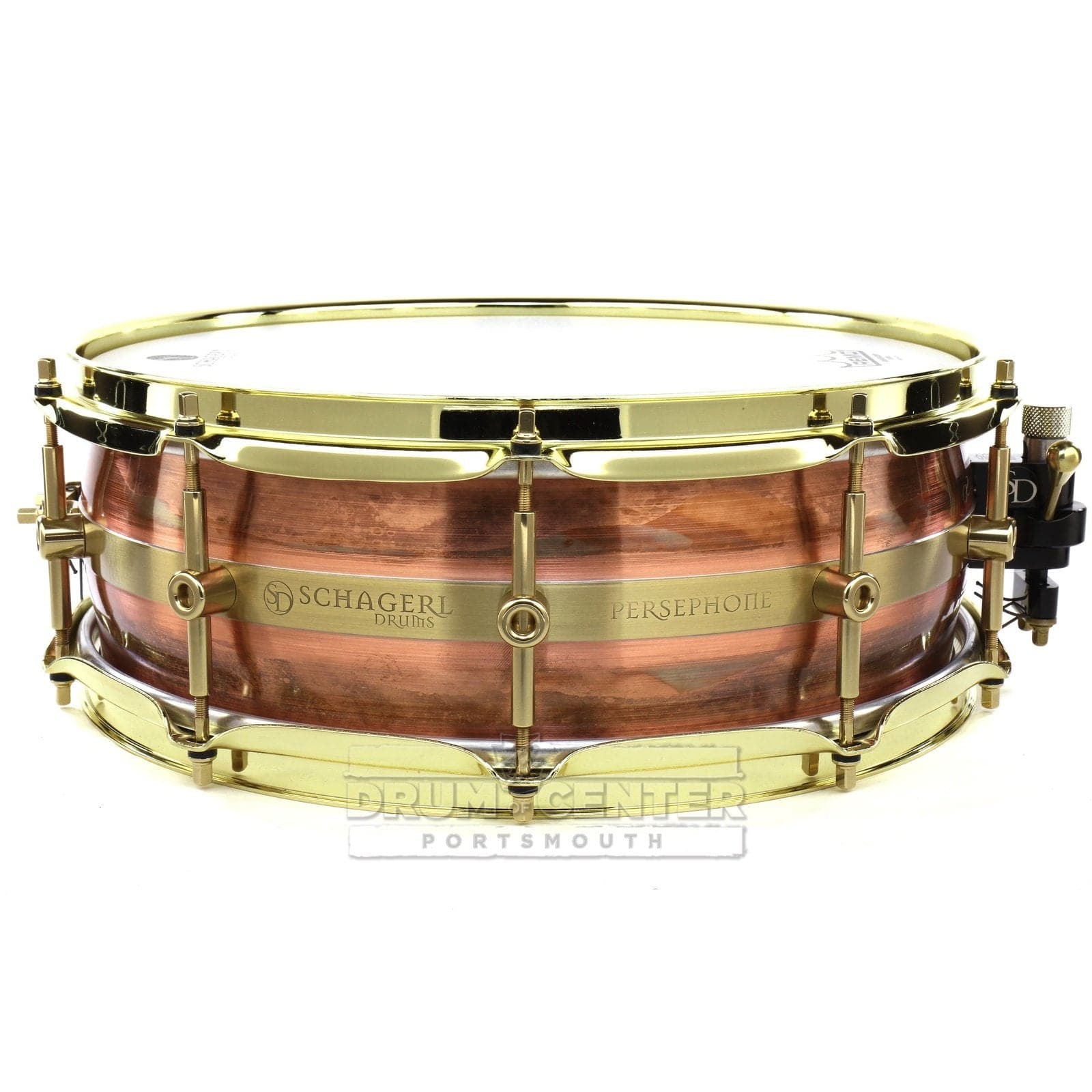 Schagerl Persephone Copper Snare Drum 14x5 w/ Brass Hardware