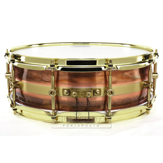 Schagerl Persephone Copper Snare Drum 14x5 w/ Brass Hardware