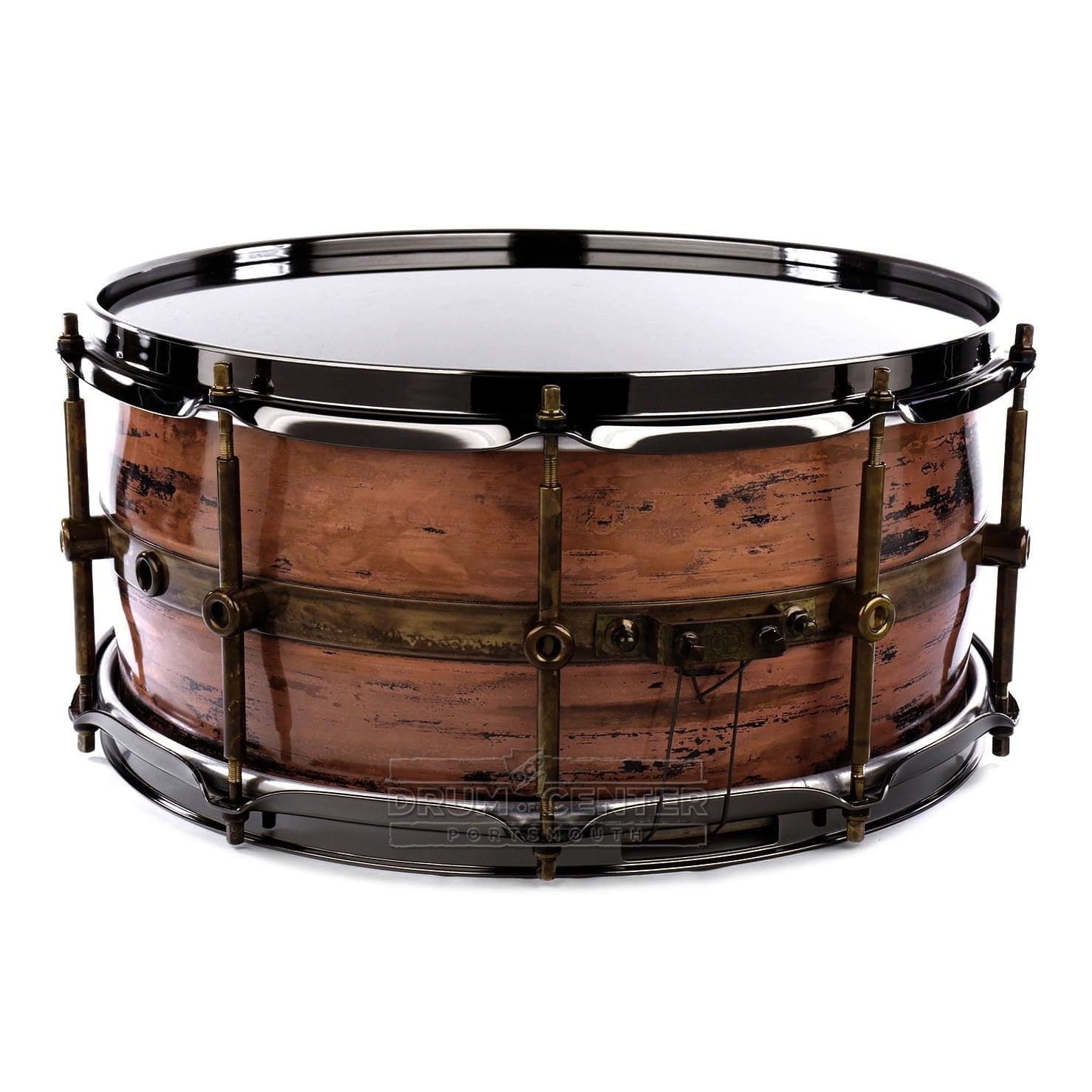 Schagerl Persephone Snare Drum 14x6.5 Copper, Dark Vintage