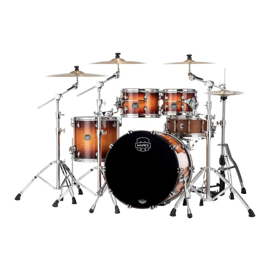 Mapex Saturn Evolution Classic 4 Pc Maple Drum Set Without Snare - 22/10/12/16 - Exotic Sunburst