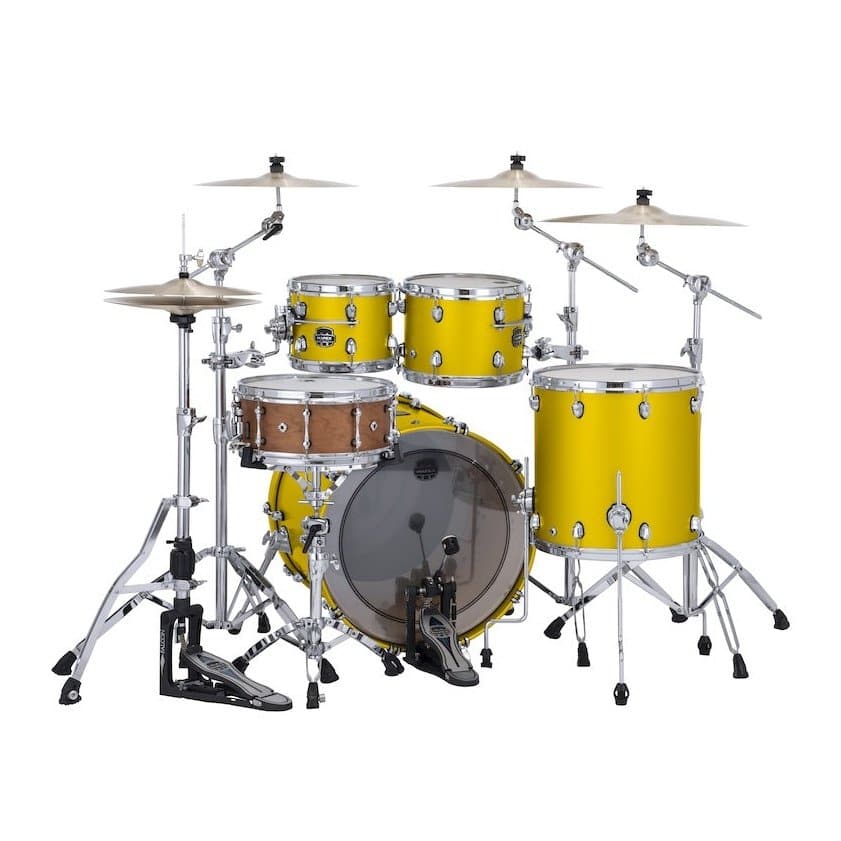 Mapex Saturn Evolution Rock 4 Pc Maple Drum Set Without Snare - 22/10/12/16 - Tuscan Yellow