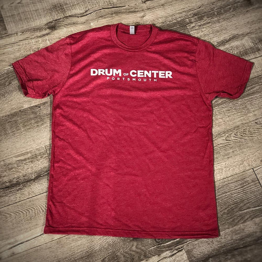 DCP Apparel : T-Shirt, Red w/Gray Logo, Large