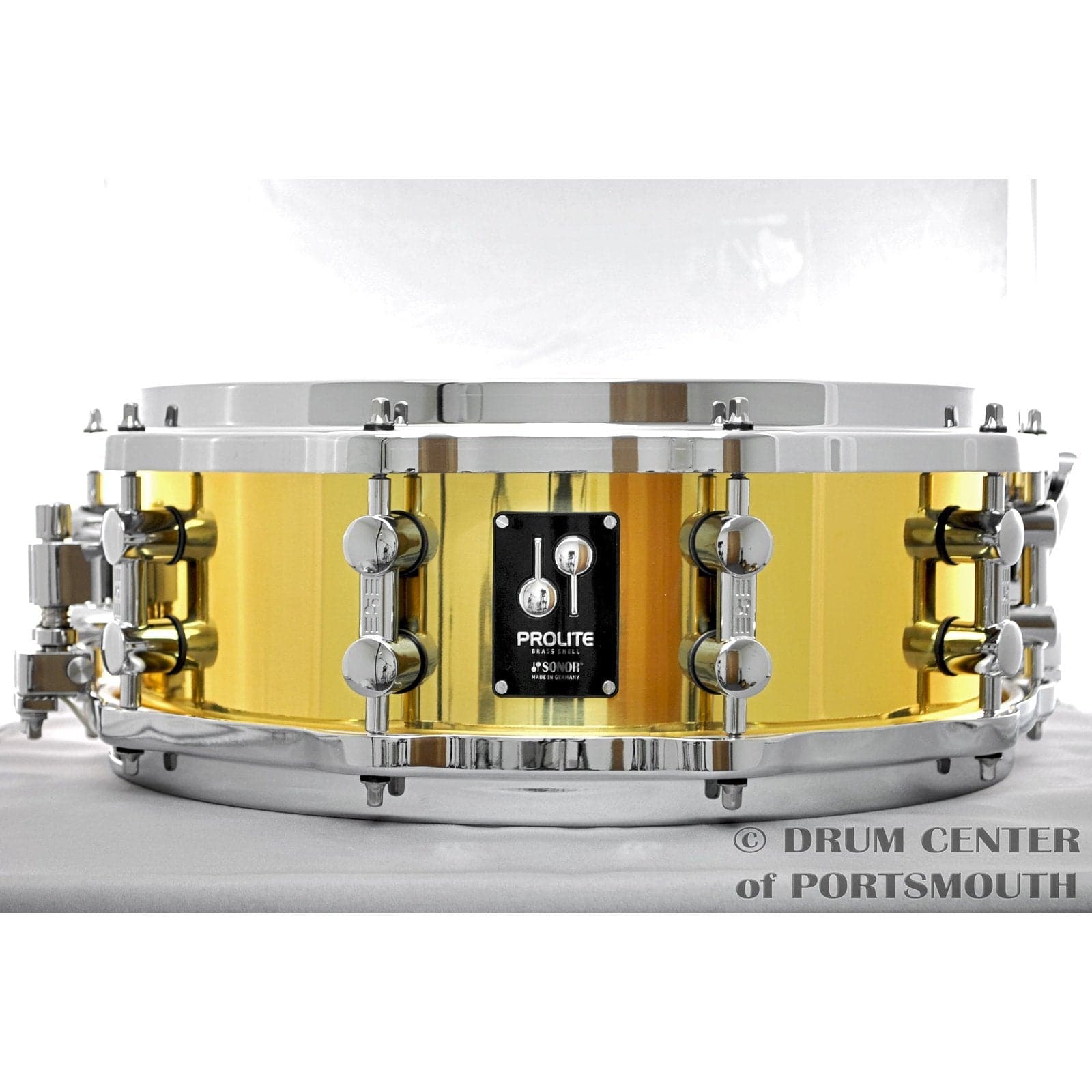 Sonor Prolite Brass Snare Drum 14x5 Cast Hoops