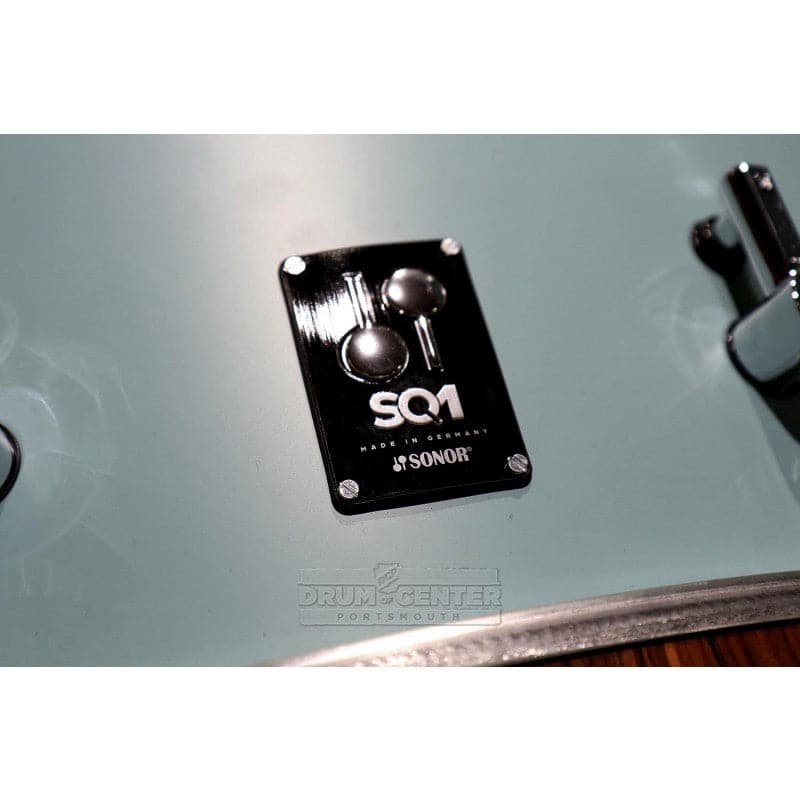 Sonor SQ1 3pc Drum Set 20/12/14 Cruiser Blue w/ Walnut Hoops