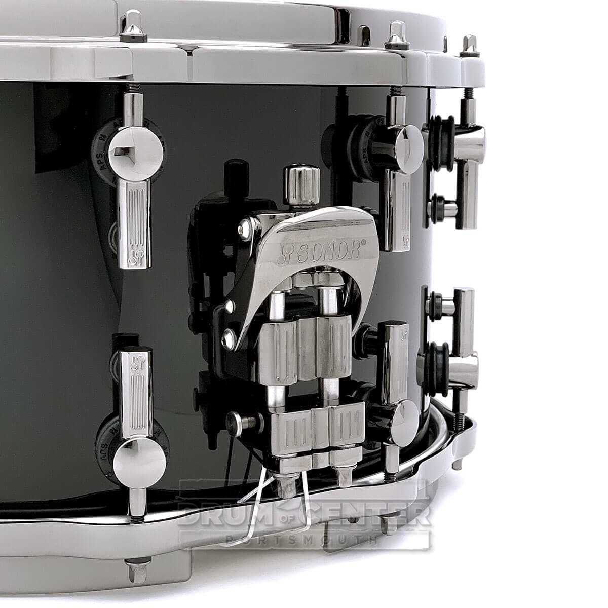 Sonor SQ2 Heavy Maple Snare Drum 14x8 Jet Black w/Black Hardware