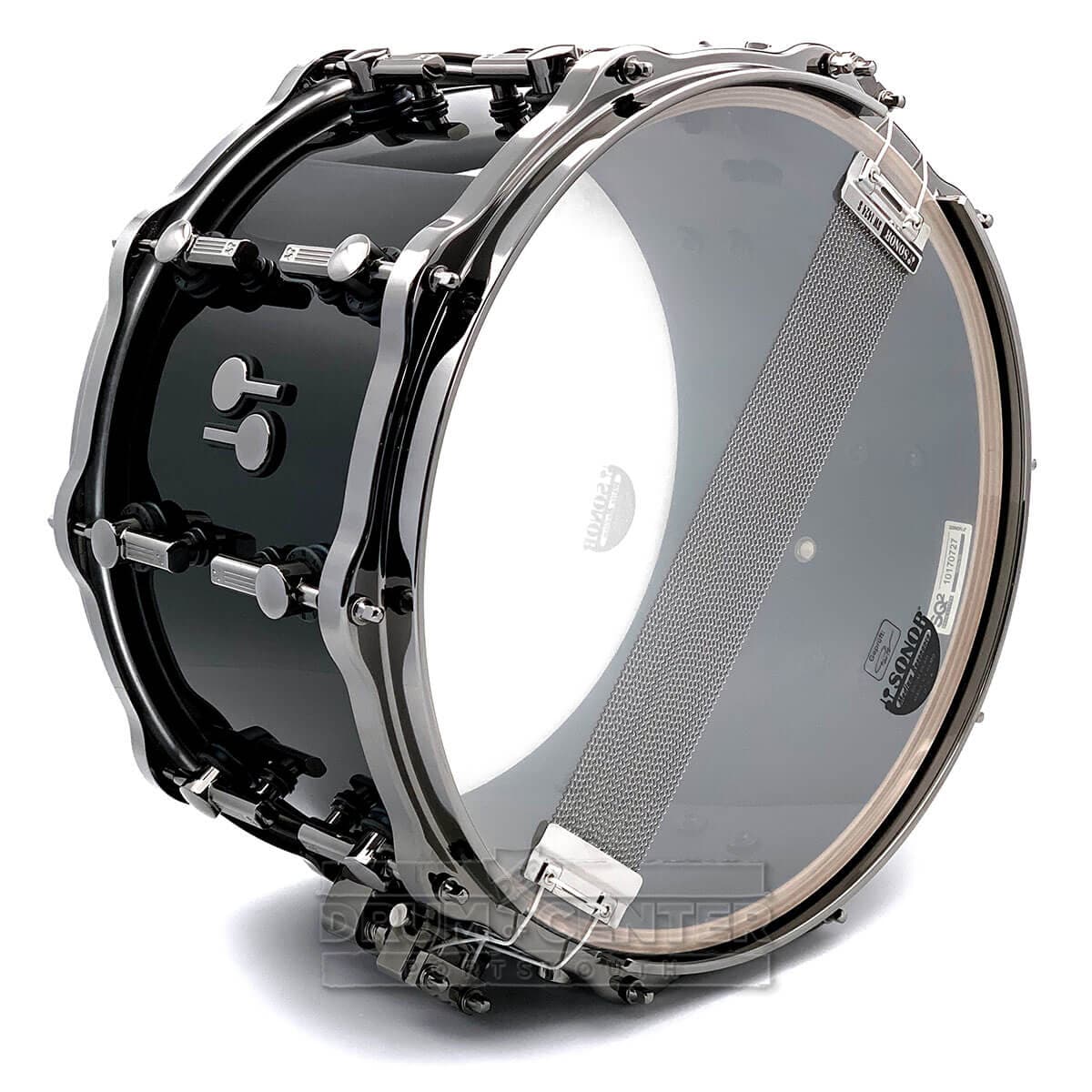 Sonor SQ2 Heavy Maple Snare Drum 14x8 Jet Black w/Black Hardware