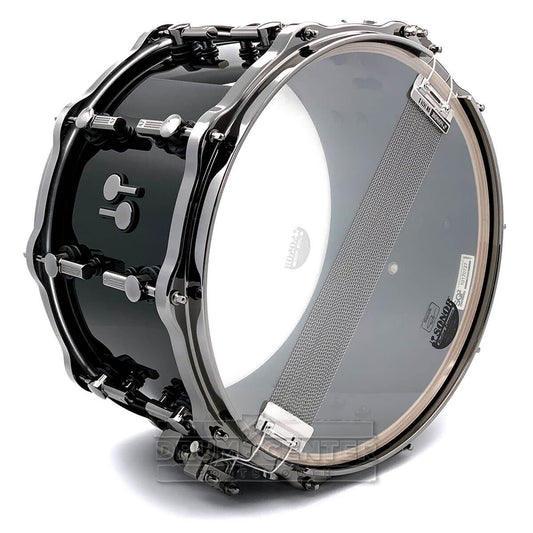 Sonor SQ2 Heavy Maple Snare Drum 14x8 Jet Black w/Black Hardware