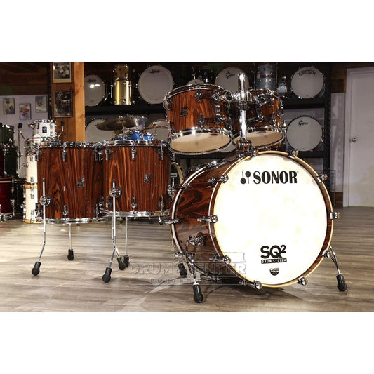 Sonor SQ2 Medium Maple 5pc Drum Set Gloss Rosewood | SQ2-1006332-2