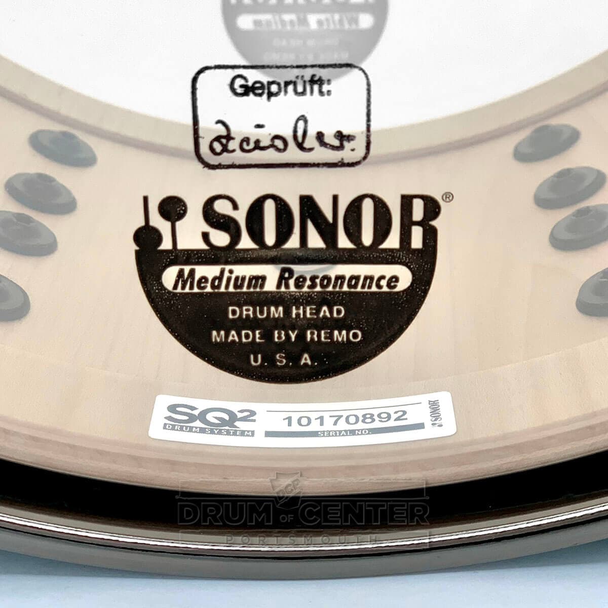 Sonor SQ2 Vintage Maple Snare Drum 13x7 Blue Sparkle Gloss w/Black Hardware