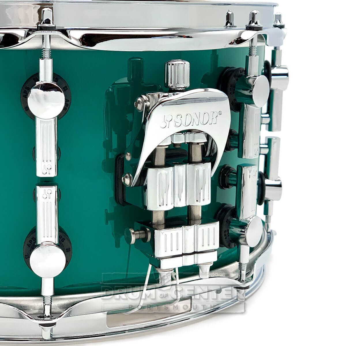 Sonor SQ2 Medium Birch Snare Drum 13x7 Opal Green