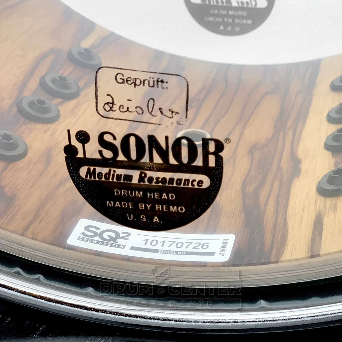 Sonor SQ2 Medium Birch Snare Drum 13x7 Opal Green
