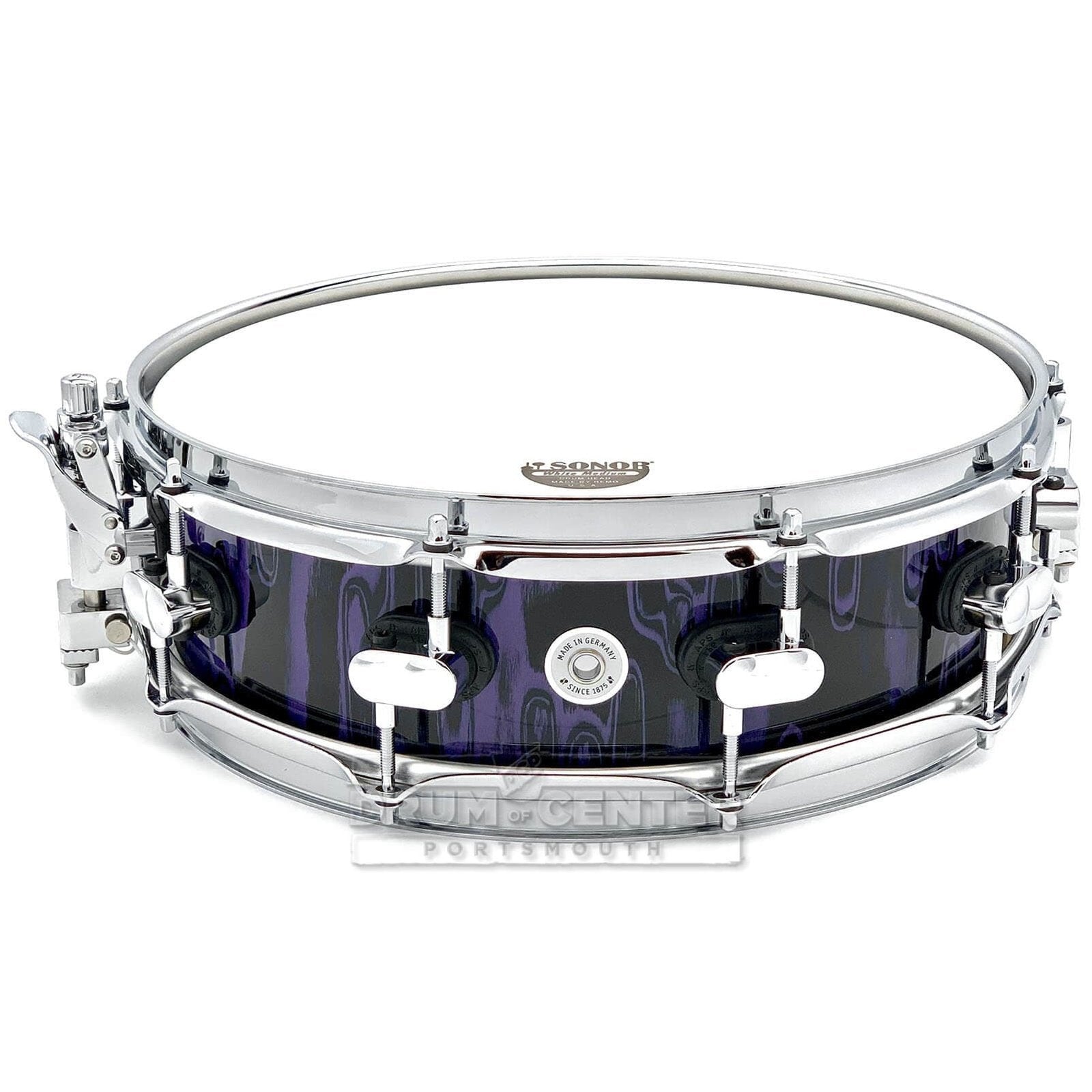 Sonor SQ2 Medium Maple Snare Drum 14x4.25 Violet Tribal