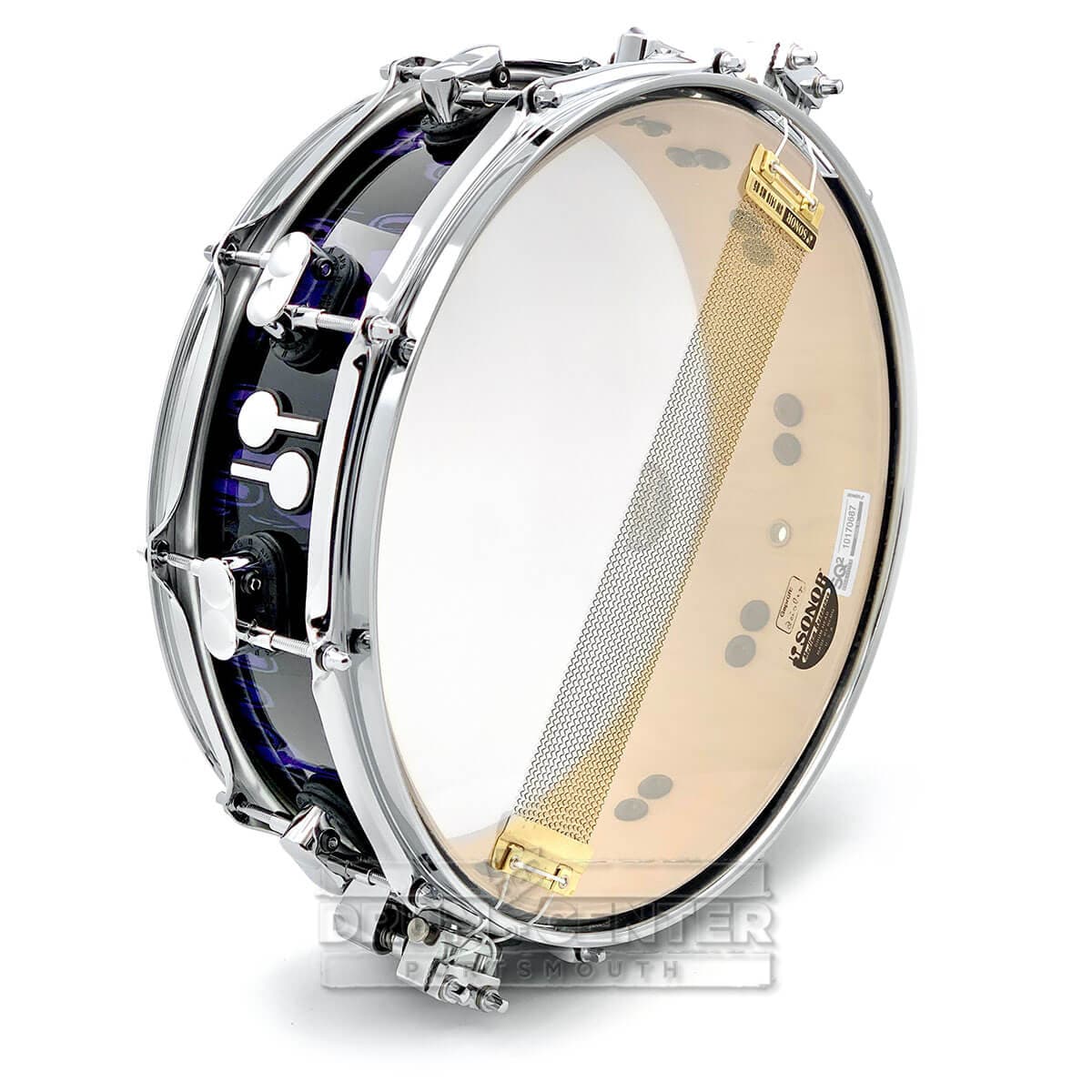 Sonor SQ2 Medium Maple Snare Drum 14x4.25 Violet Tribal