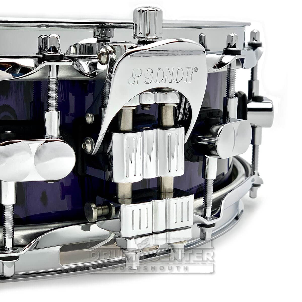 Sonor SQ2 Medium Maple Snare Drum 14x4.25 Violet Tribal