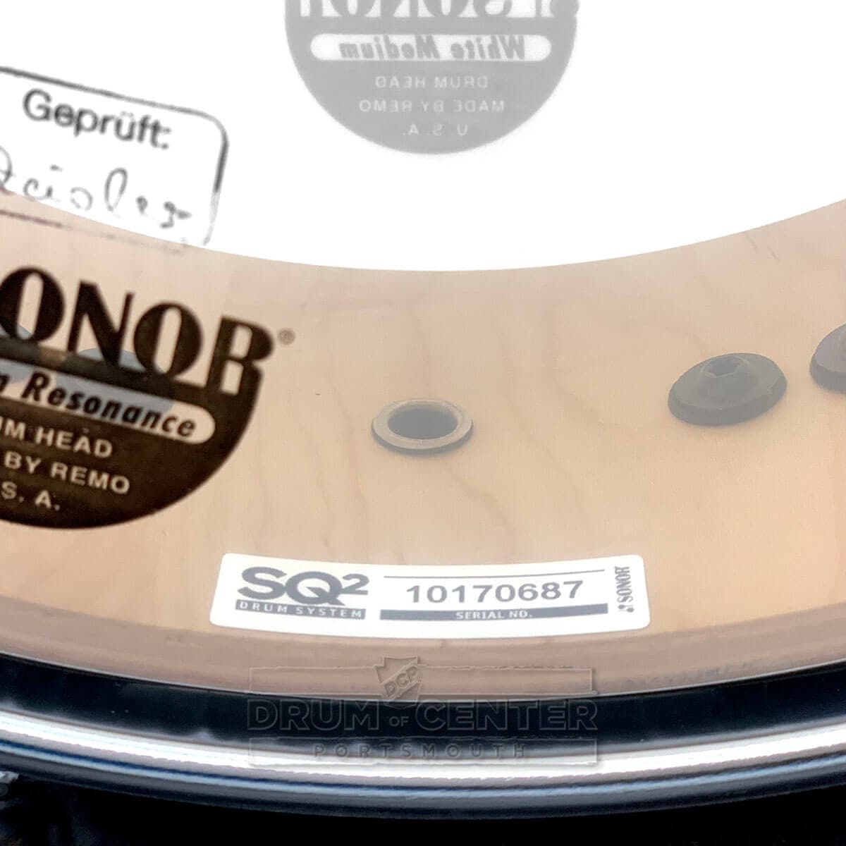 Sonor SQ2 Medium Maple Snare Drum 14x4.25 Violet Tribal