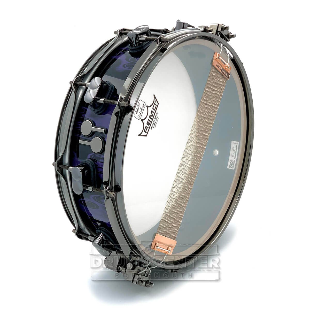 Sonor SQ2 Heavy Beech Snare Drum 14x4.25 Violet Tribal w/Black Hardware