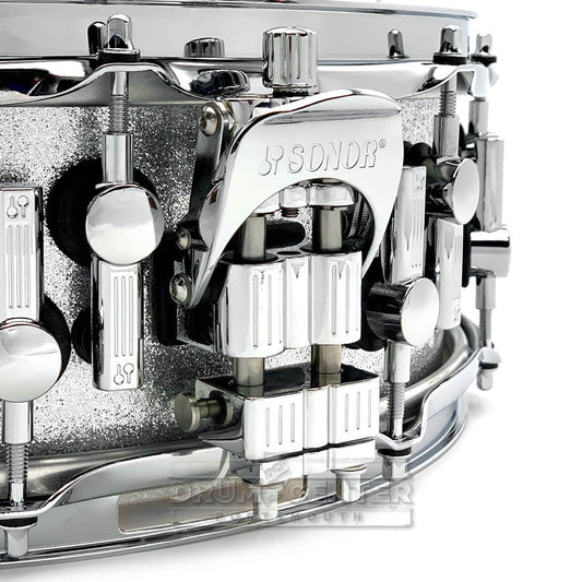 Sonor SQ2 Medium Maple Snare Drum 14x5 Silver Sparkle Gloss