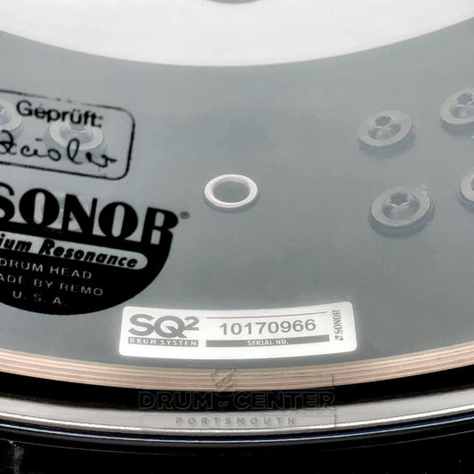 Sonor SQ2 Thin Birch Snare Drum 14x5 Violet Tribal w/Black & Gold Hardware