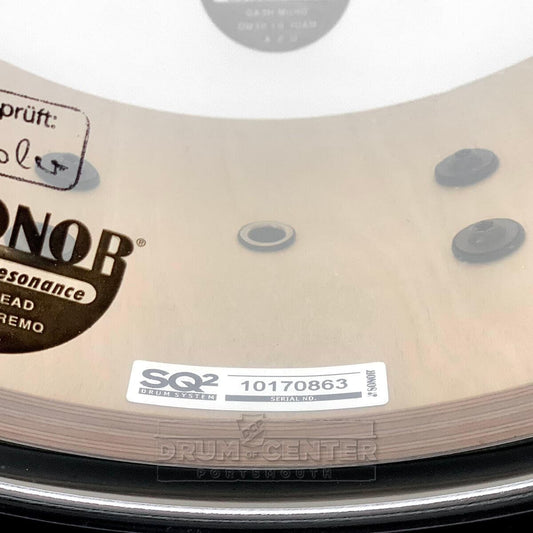 Sonor SQ2 Heavy Birch Snare Drum 14x6.5 Solid White Gloss w/Black Hardware