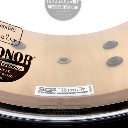 Sonor SQ2 Heavy Maple Snare Drum 14x6 American Walnut Gloss