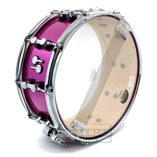 Sonor SQ2 Vintage Maple Snare Drum 14x6 Bright Violet Sparkle Gloss