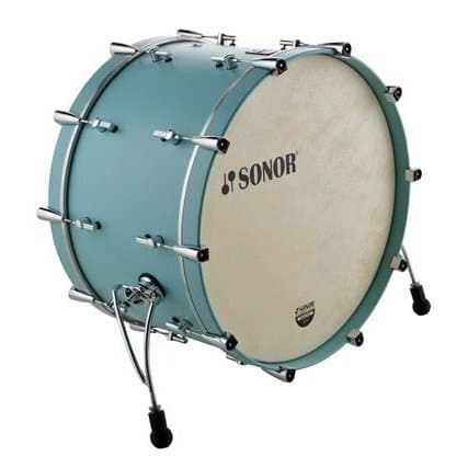 Sonor SQ1 Bass Drum w/Matching Hoops 22x17 Cruiser Blue