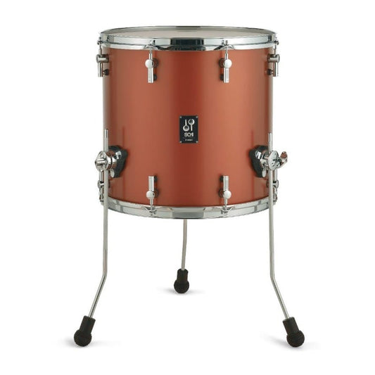 Sonor SQ1 Floor Tom 16x15 Satin Copper Brown