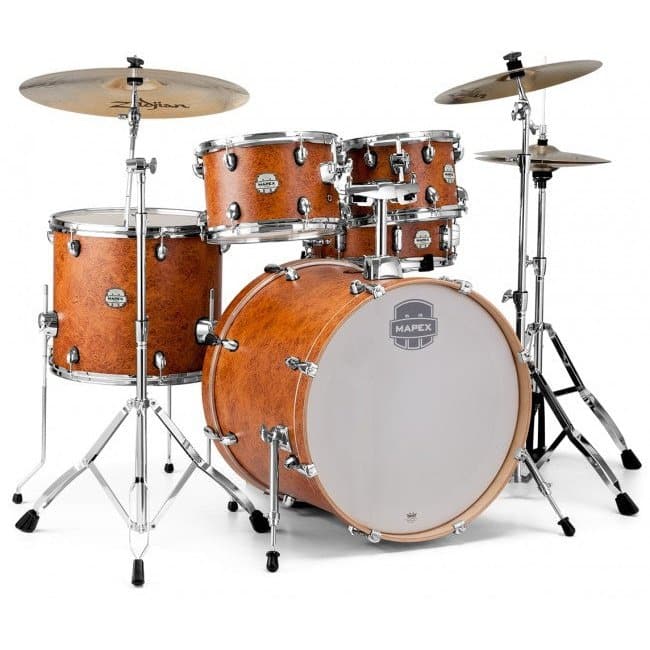 Mapex Storm 5 Piece Fusion Drum Set Camphor Wood Grain Finish