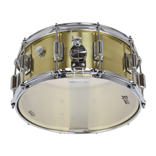Rogers SuperTen 7 Line Natural Brass Shell Snare Drum 14x6.5