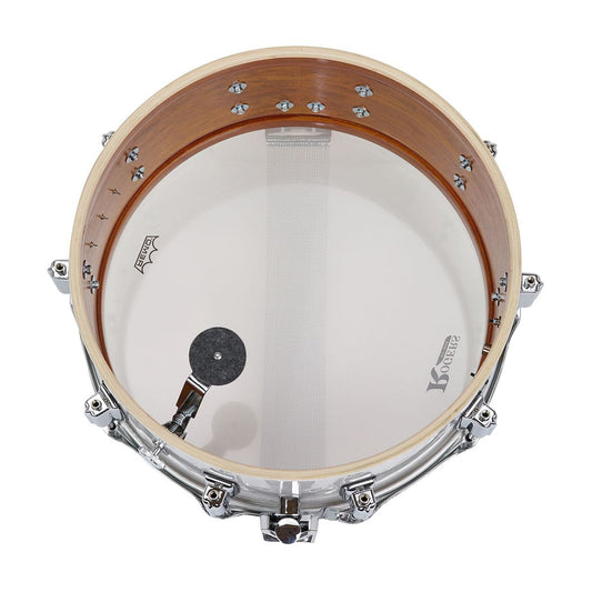 Rogers SuperTen Wood Shell Snare Drum 14x5 Black Diamond Pearl