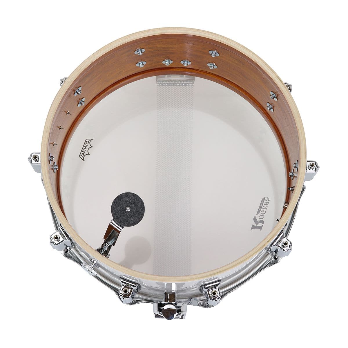 Rogers SuperTen Wood Shell Snare Drum 14x6.5 Red Onyx