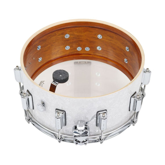 Rogers SuperTen Wood Shell Snare Drum 14x5 White Marine Pearl