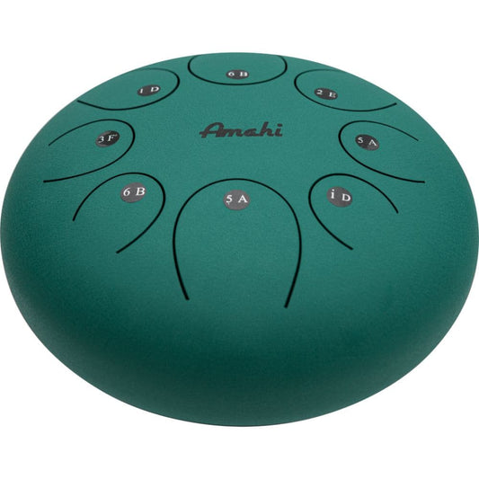 Amahi Steel Tongue Drum 10 - Green