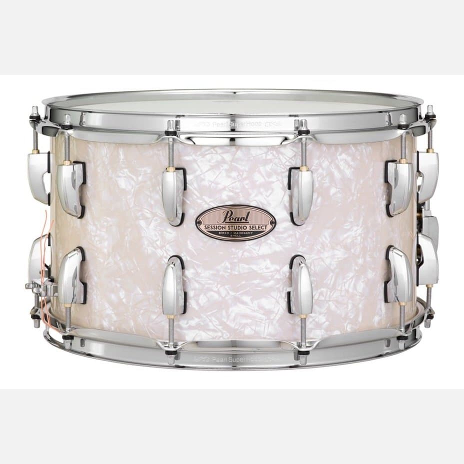 Pearl Session Studio Select 14x8 Snare Drum - Nicotine White Marine Pearl
