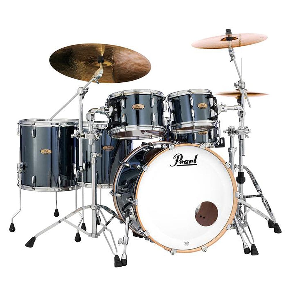 Pearl Session Studio Select 5pc Drum Set Black Mirror Chrome