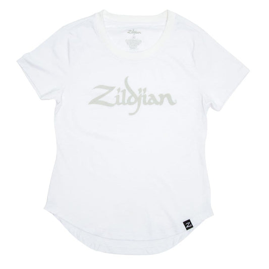 Zildjian Womens Logo Tee White - Medium