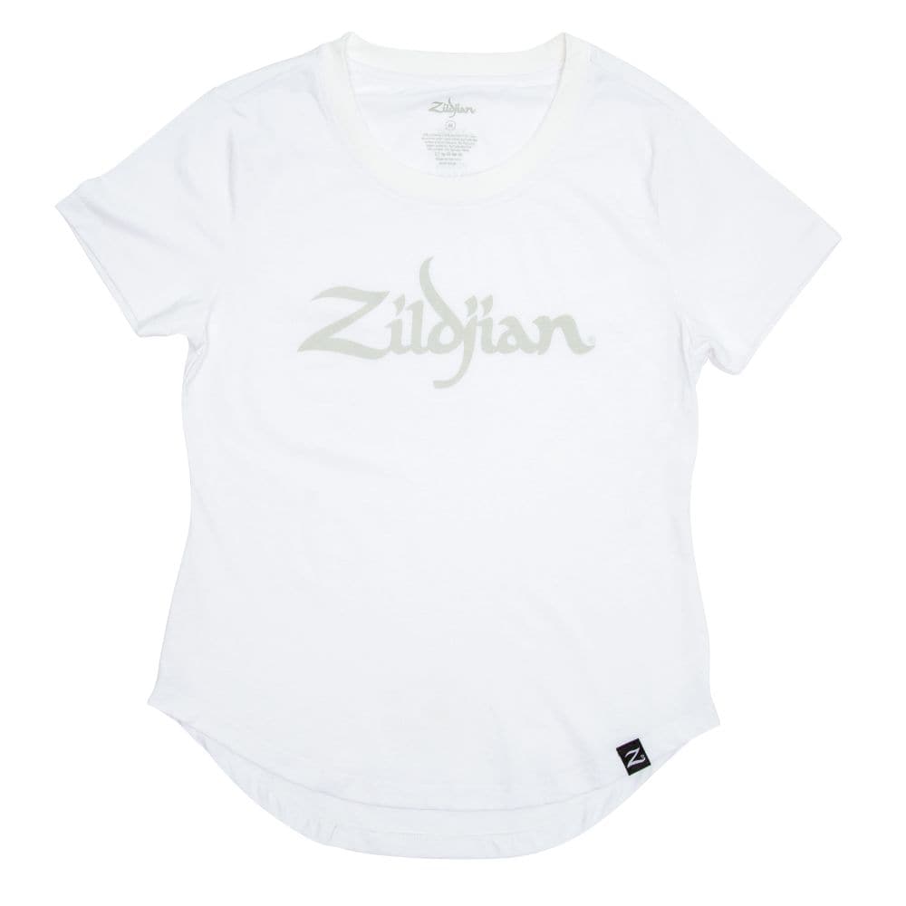 Zildjian Womens Logo Tee White - Large