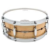 Tama Star Maple Snare Drum with Inside and Outside Inlay 14x5.5 Gloss Natural Curly Maple
