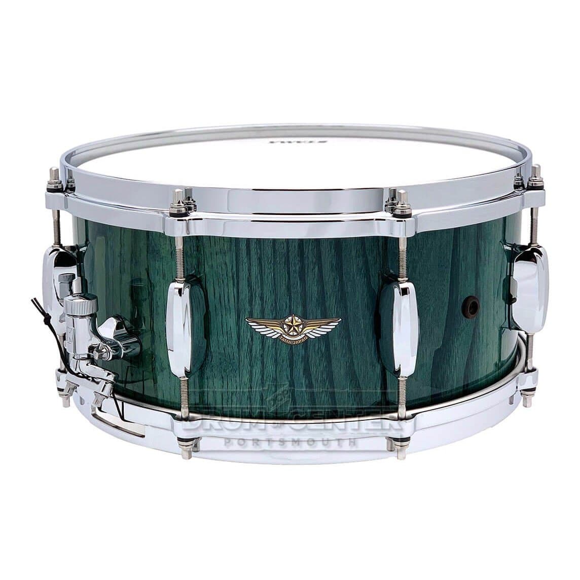 Tama Star Walnut Snare Drum 13x6 Light Indigo Japanese Chestnut