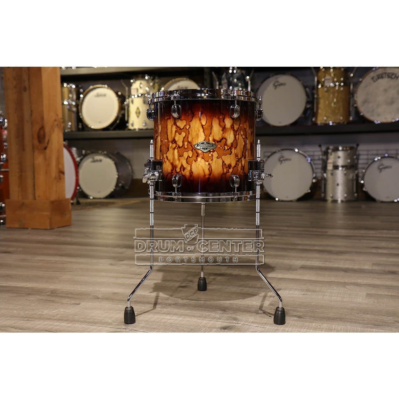 Tama Starclassic Walnut/Birch 13x12 Floor Tom - Molten Brown Burst