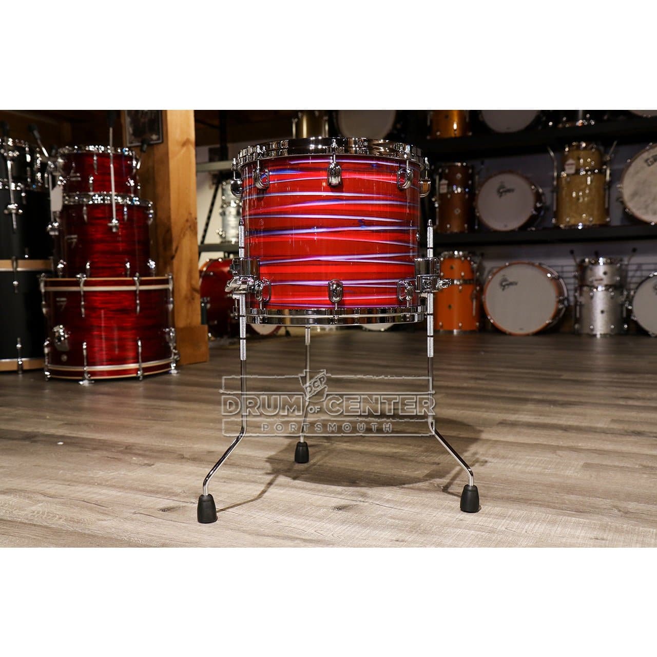 Tama Starclassic Walnut/Birch 14x12 Floor Tom - Lacquer Phantasm Oyster