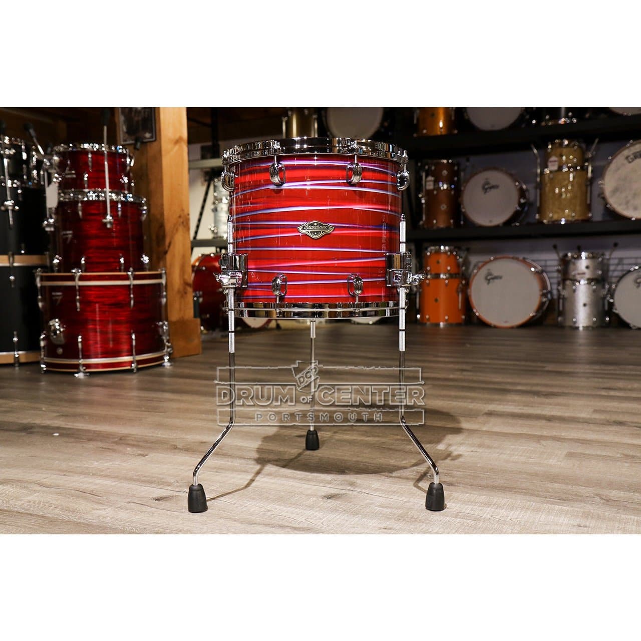 Tama Starclassic Walnut/Birch 14x12 Floor Tom - Lacquer Phantasm Oyster