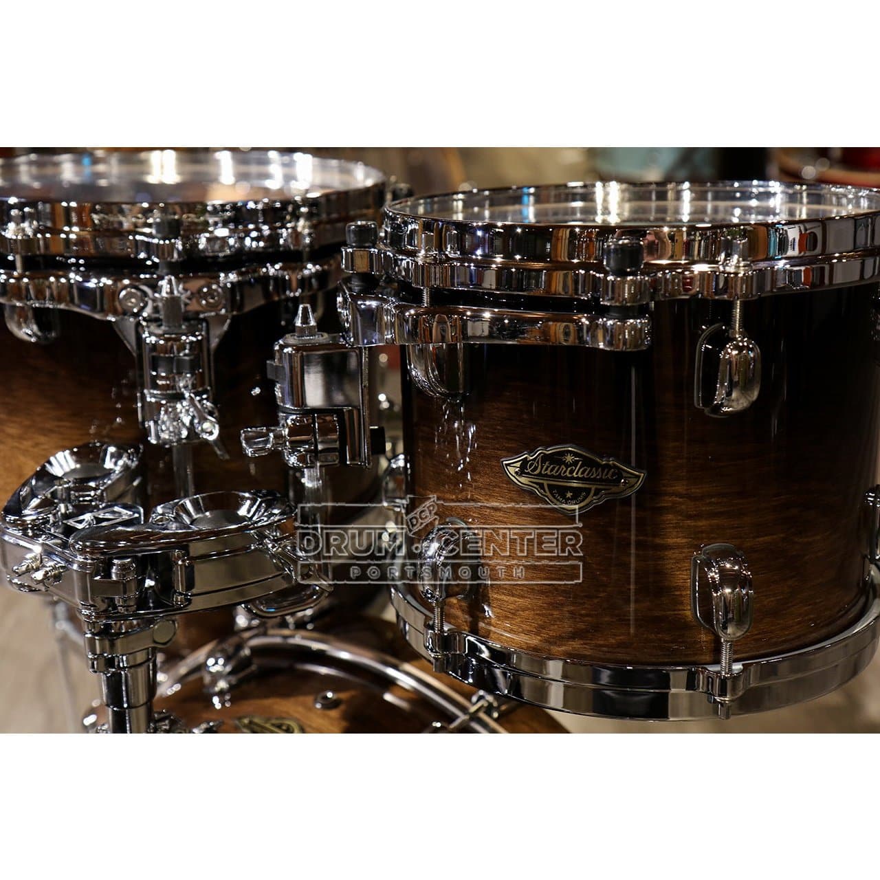 Tama Starclassic Walnut/Birch 5pc Drum Set Transparent Mocha Fade