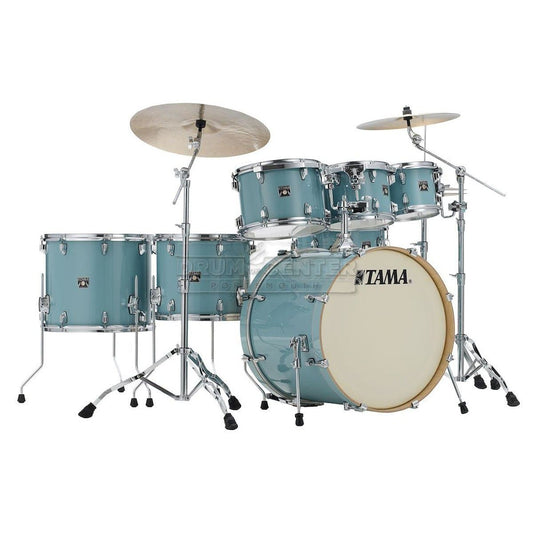 Tama Superstar Classic 7pc Drum Set w/ 22bd - Light Emerald Blue Green