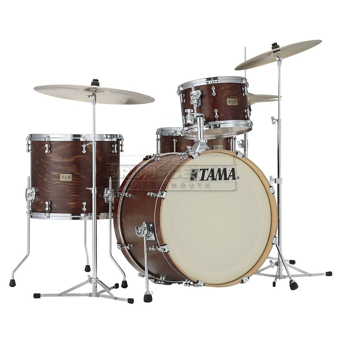 Tama S.L.P. Fat Spruce 3pc Drum Set w/ 22bd - Satin Wild Spruce