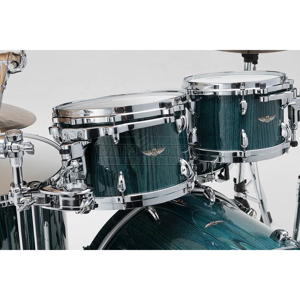 Tama Star Walnut 4pc Drum Set w/22BD Light Indigo Japanese Chestnut