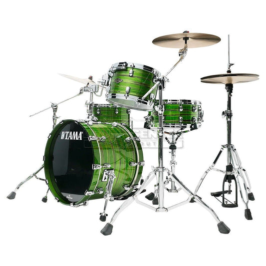 Tama Starclassic Walnut/Birch 3pc Drum Set With 20 Bass Drum - Lacquer Shamrock Oyster